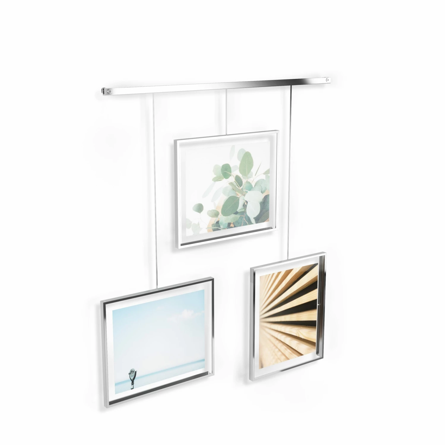 Umbra Chrome Exhibit 3OP Photo Display Multi Frame 6 Umbra Chrome Exhibit 3OP Photo Display Multi Frame