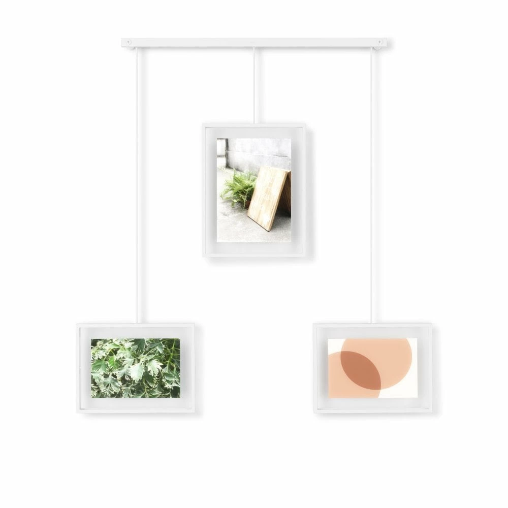 Umbra Exhibit 3OP Multi Photo Display Frame White 3 Umbra Exhibit 3OP Multi Photo Display Frame White