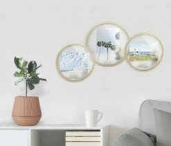 Umbra Brass Infinity Floating Circular Picture Frame 4x6" (10x15cm)