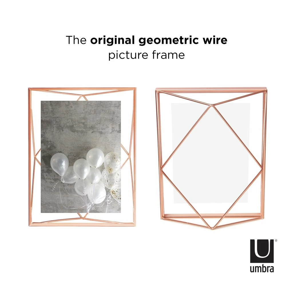 Umbra 5 x 7cm Copper Prisma Photo Frame 6 Umbra 5 x 7cm Copper Prisma Photo Frame