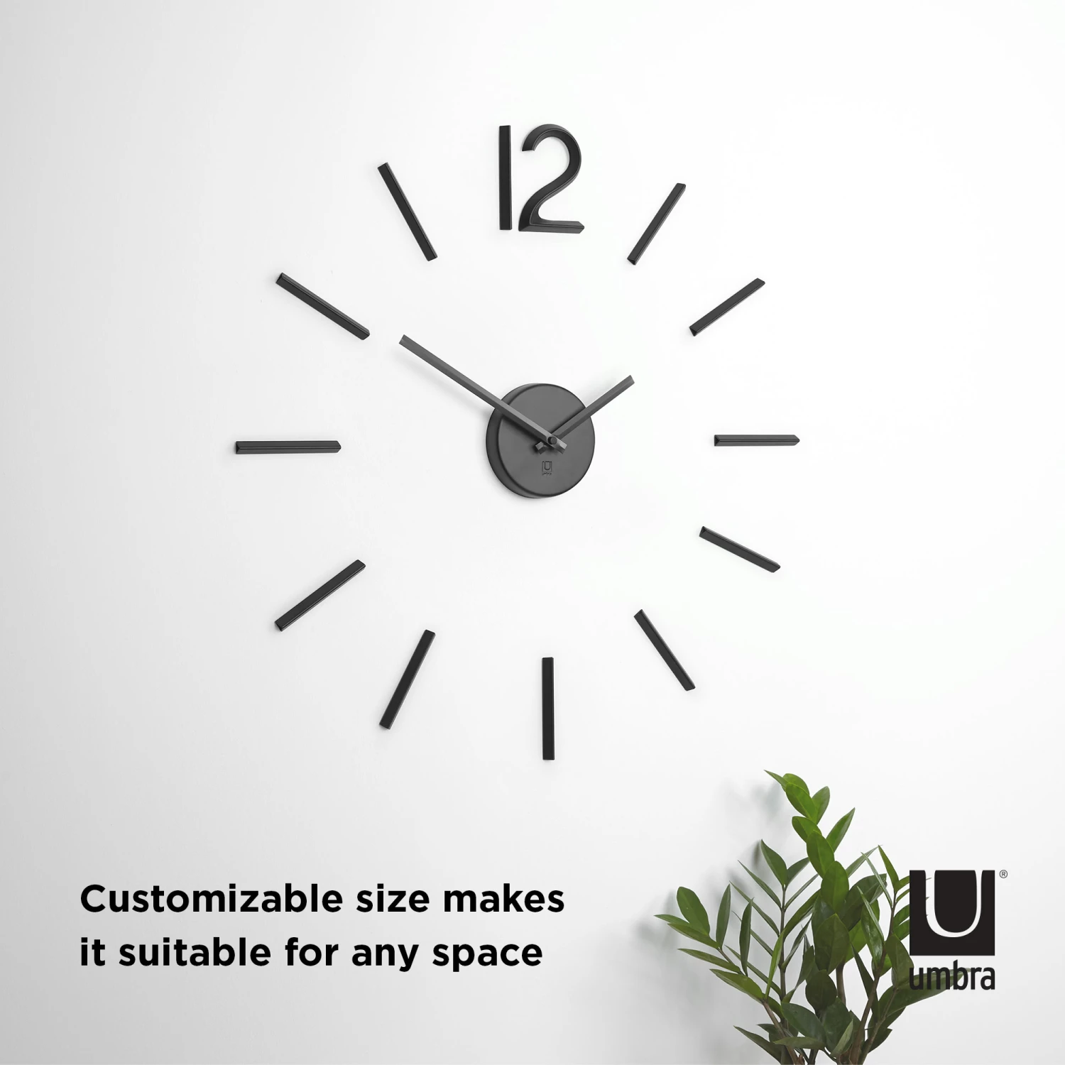 Umbra Black Blink Wall Clock 11 Umbra Black Blink Wall Clock