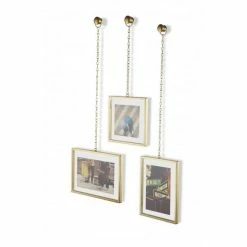 Umbra Brass Fotochain Picture Frame Set of 3