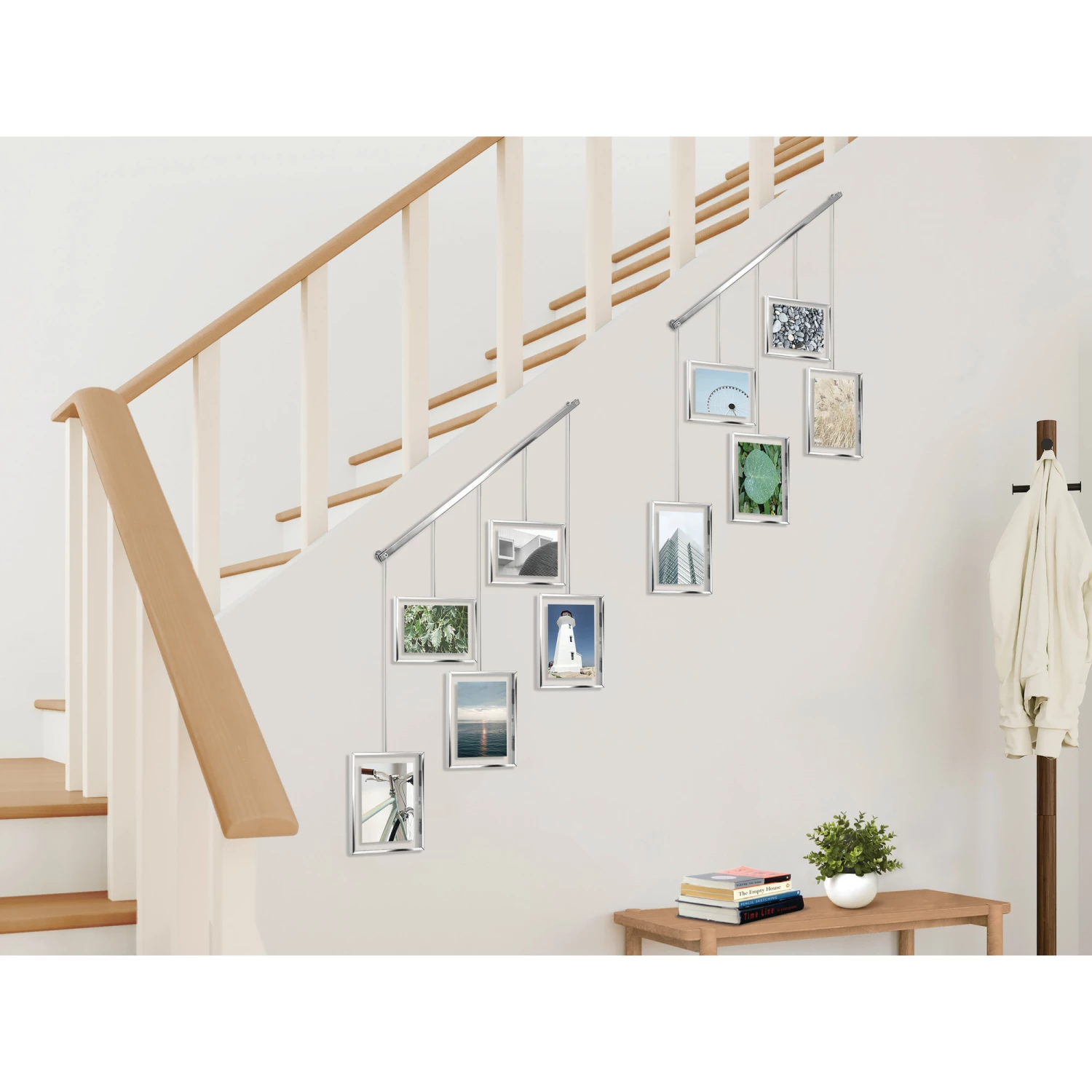 Umbra Chrome Exhibit Adjustable Multi Photo Display Frame 6 Umbra Chrome Exhibit Adjustable Multi Photo Display Frame