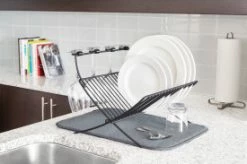 Umbra Charcoal Grey XDry Folding Dish Rack