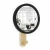 Umbra Hub Mirror Wall Hook in Natural and Black