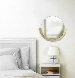 Umbra Natural Mira Wall Mirror 8 Umbra Natural Mira Wall Mirror