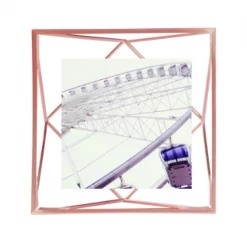 Umbra 4" x 4" Copper Prisma Photo Frame