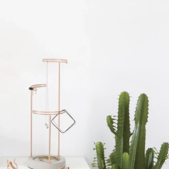 Umbra Tesora Jewelry Stand Copper Grey 5 Umbra Tesora Jewelry Stand Copper Grey
