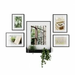 Umbra Set of 5 Black Matinee Gallery Picture Frames