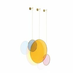Umbra Set of 3 Dima Sunchimes - Tinted Glass Wall Art