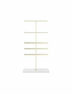 Umbra Gold White Jewelry Stand