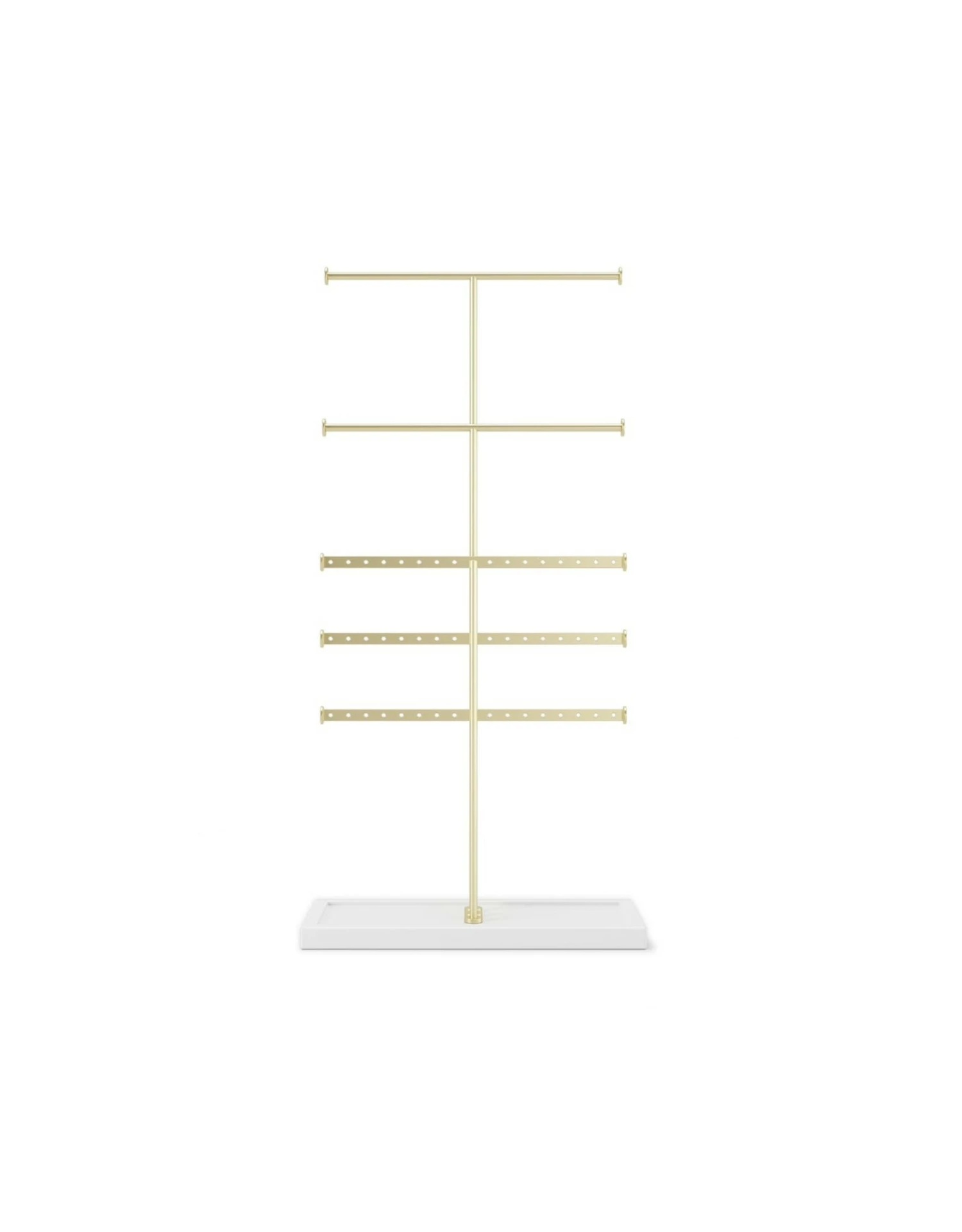 Umbra Gold White Jewelry Stand 3 Umbra Gold White Jewelry Stand