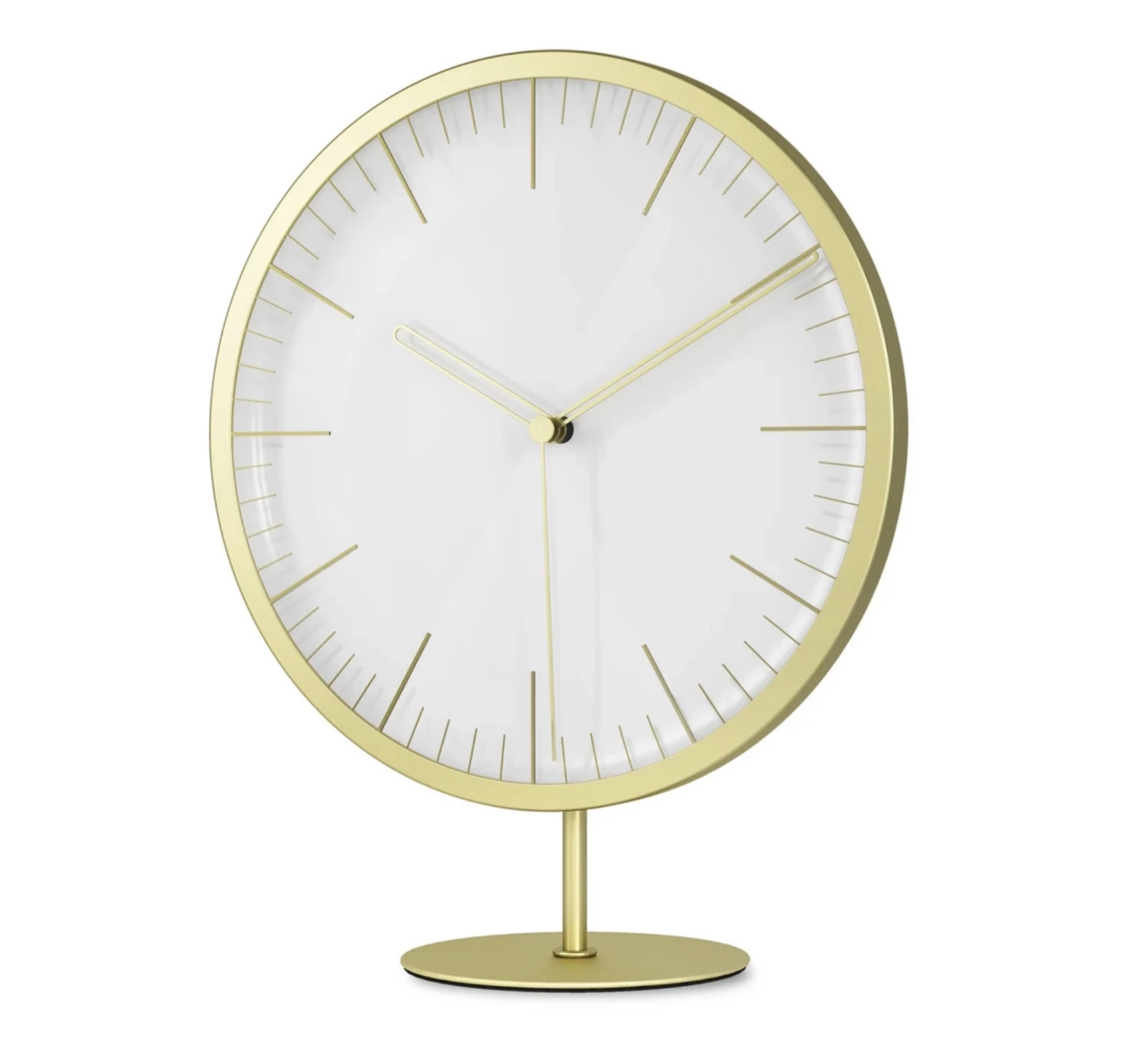 Umbra Infinity Clock in Matte Brass 3 Umbra Infinity Clock in Matte Brass