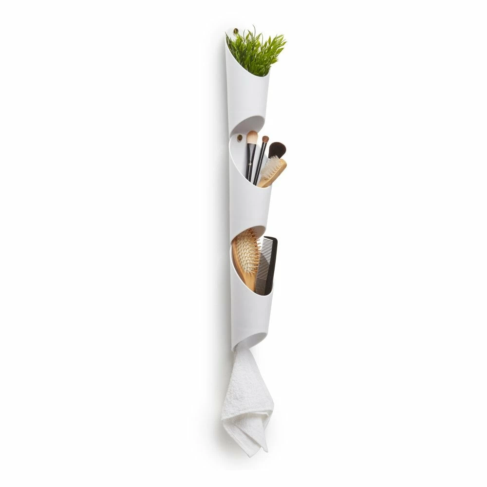 Umbra Set of 3 White Floralink Wall-Mounted Organiser/Planters 6 Umbra Set of 3 White Floralink Wall-Mounted Organiser/Planters