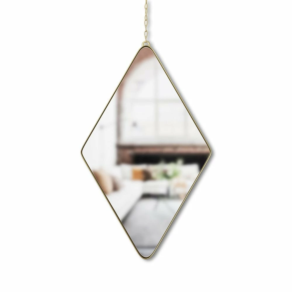 Umbra Set of 3 Matt Brass Dima Wall Mirror 4 Umbra Set of 3 Matt Brass Dima Wall Mirror
