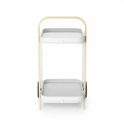 Umbra White/Natural Bellwood Serving Trolley 14 Umbra White/Natural Bellwood Serving Trolley