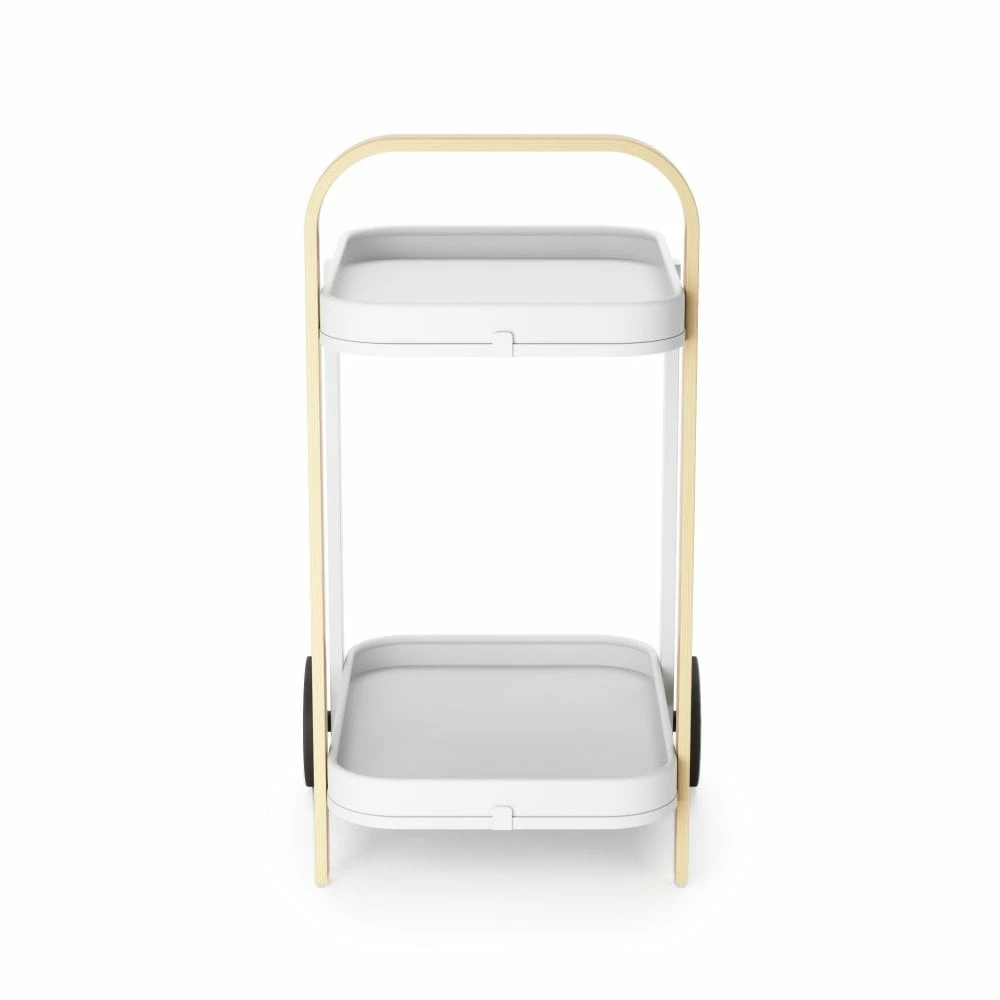 Umbra White/Natural Bellwood Serving Trolley 7 Umbra White/Natural Bellwood Serving Trolley