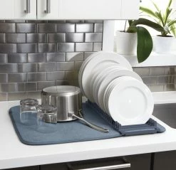 Umbra Large Denim Blue Microfibre Udry Drying Mat 7 Umbra Large Denim Blue Microfibre Udry Drying Mat