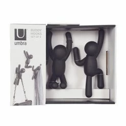 Umbra Set of 3 Black Buddy Hooks 9 Umbra Set of 3 Black Buddy Hooks