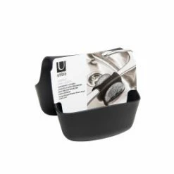 Umbra Black Silicone Saddle Sink Caddy