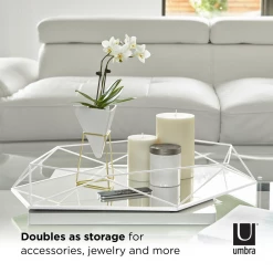 Umbra Prisma Mirror White 12 Umbra Prisma Mirror White