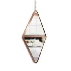 Umbra Set of 3 Copper Dima Wall Mirrors