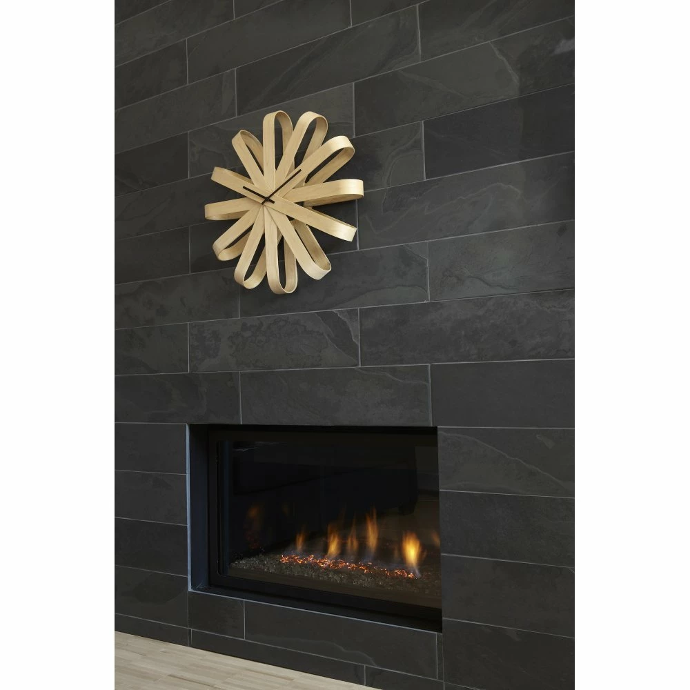 Umbra Natural Ribbonwood Wall Clock 6 Umbra Natural Ribbonwood Wall Clock