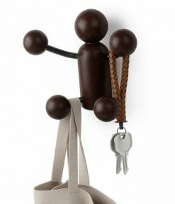 Umbra Patère Woody Noir/Noyer 15 Umbra Patère Woody Noir/Noyer