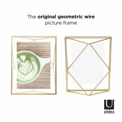 Umbra 5 x 7cm Matte Brass Prisma Photo Frame