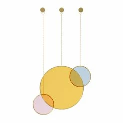 Umbra Set of 3 Dima Sunchimes - Tinted Glass Wall Art