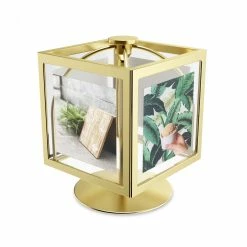 Umbra Brass Rocker 360Degree Photo Display Frame