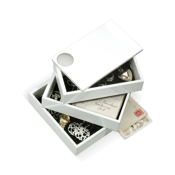 Umbra White Spindle Jewelry Box 3 Umbra White Spindle Jewelry Box
