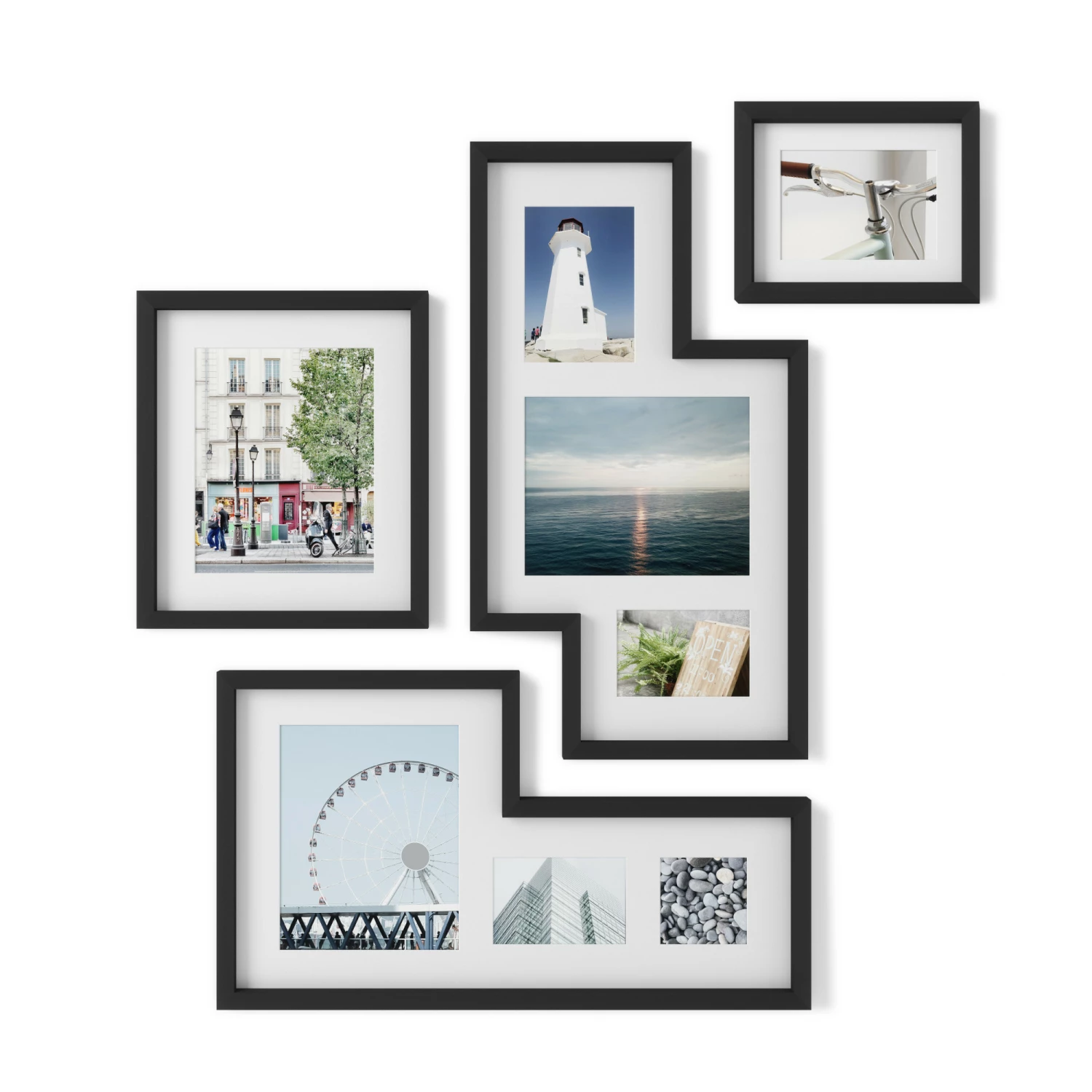 Umbra Mingle Set of 4 Black Gallery Picture Frames 5 Umbra Mingle Set of 4 Black Gallery Picture Frames