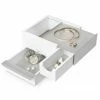 Umbra White & Nickel Mini Stowit Jewellery Box 2 Umbra White & Nickel Mini Stowit Jewellery Box