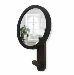 Umbra Hub Mirror Wall Hook in Walnut and Black 9 Umbra Hub Mirror Wall Hook in Walnut and Black