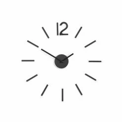 Umbra Black Blink Wall Clock