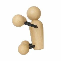 Umbra Patère Woody Noir/Naturel 11 Umbra Patère Woody Noir/Naturel