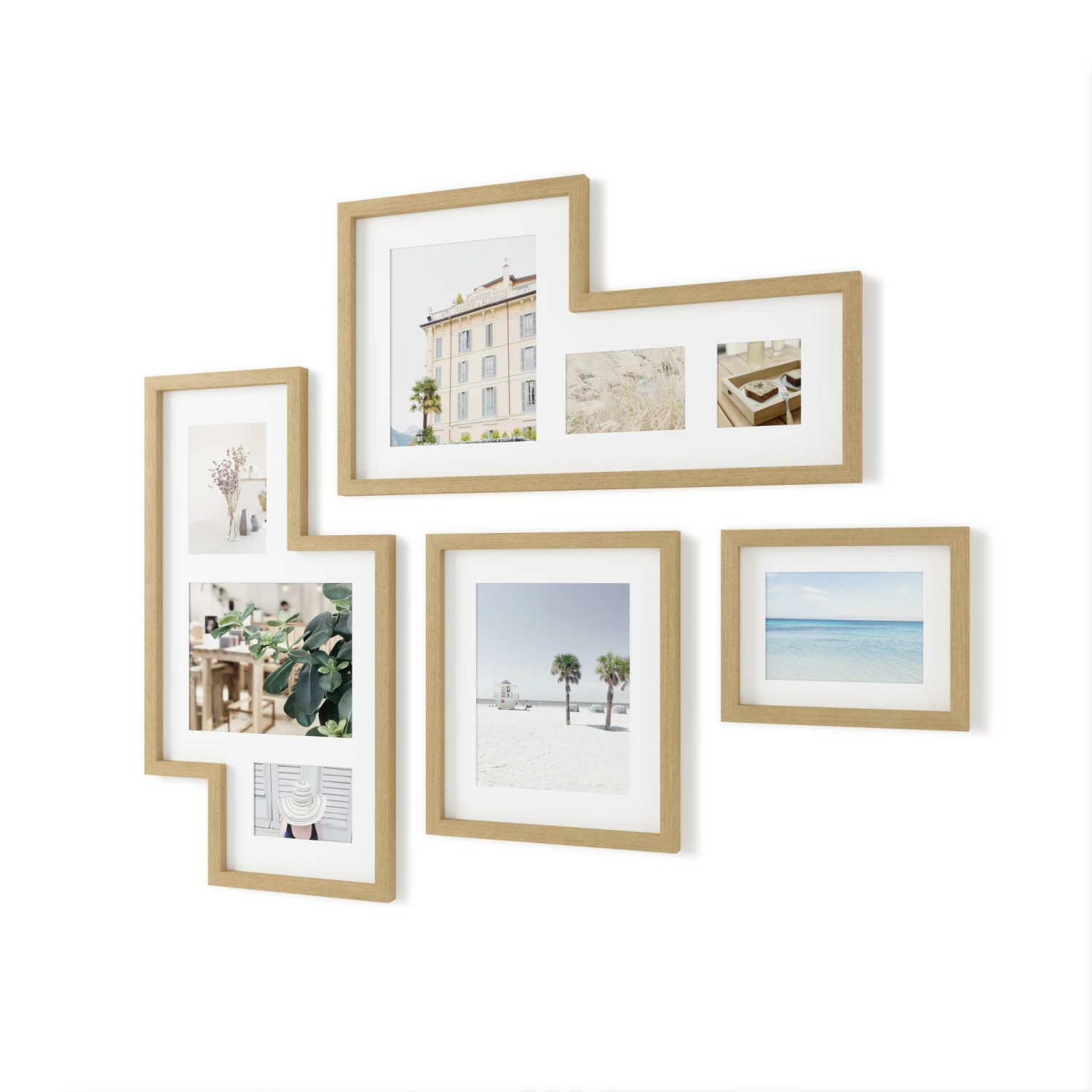 Umbra Mingle Set of 4 Multi Picture Wall Frames Natural 6 Umbra Mingle Set of 4 Multi Picture Wall Frames Natural