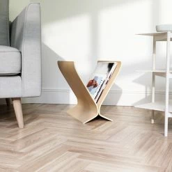 Umbra Natural Arling Magazine Rack/Record Holder