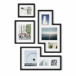 Umbra Mingle Set of 4 Black Gallery Picture Frames