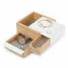 Umbra White & Natural Mini Stowit Jewellery Box 1 Umbra White & Natural Mini Stowit Jewellery Box