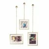 Umbra Brass Fotochain Picture Frame Set of 3 2 Umbra Brass Fotochain Picture Frame Set of 3