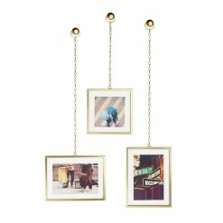 Umbra Brass Fotochain Picture Frame Set of 3