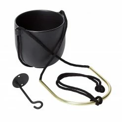 Umbra Black Bolo Hanging Planter