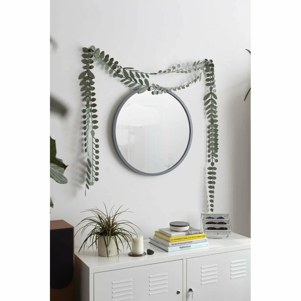 Umbra 24 inch Grey Hub Wall Mirror 4 Umbra 24 inch Grey Hub Wall Mirror