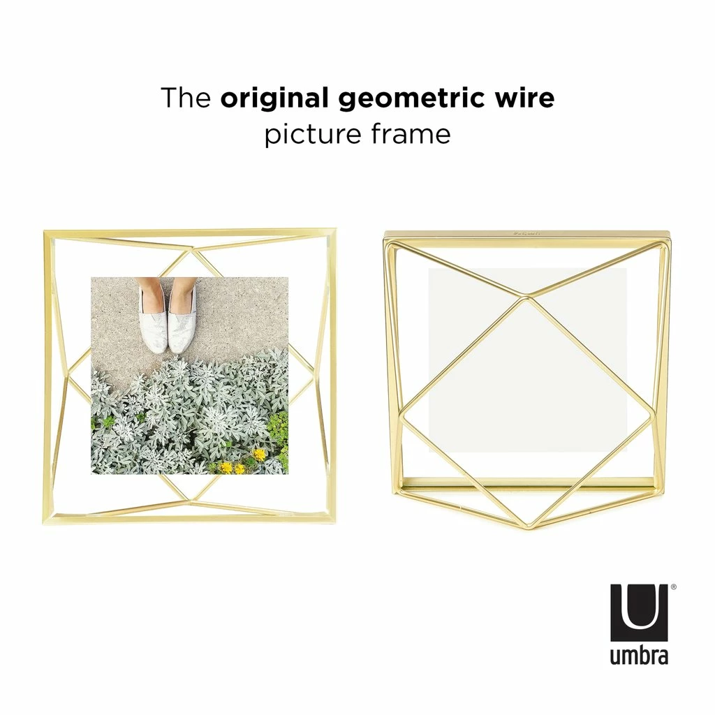 Umbra 4 x 4 Mat Brass Prisma Photo Frame 6 Umbra 4 x 4 Mat Brass Prisma Photo Frame
