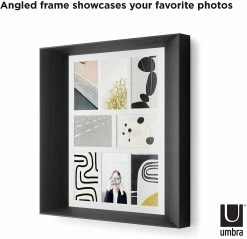 Umbra Black Lookout Wall Multi-Photo Display Frame 14 Umbra Black Lookout Wall Multi-Photo Display Frame