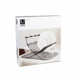 Umbra Charcoal Grey XDry Folding Dish Rack 9 Umbra Charcoal Grey XDry Folding Dish Rack
