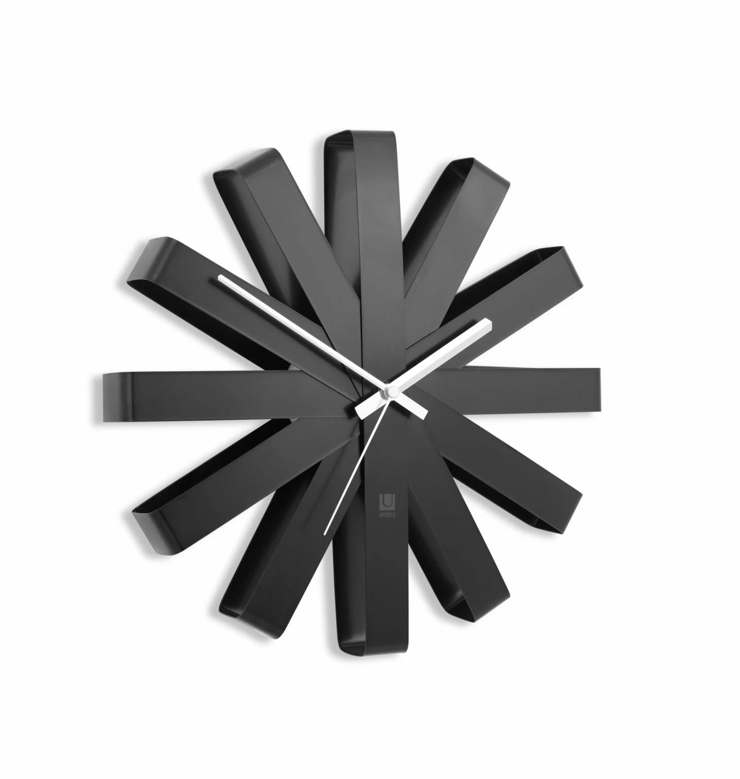 Umbra Black Ribbon Wall Clock 3 Umbra Black Ribbon Wall Clock