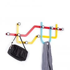Umbra Multicoloured Subway Multi Coat Hook 5 Umbra Multicoloured Subway Multi Coat Hook